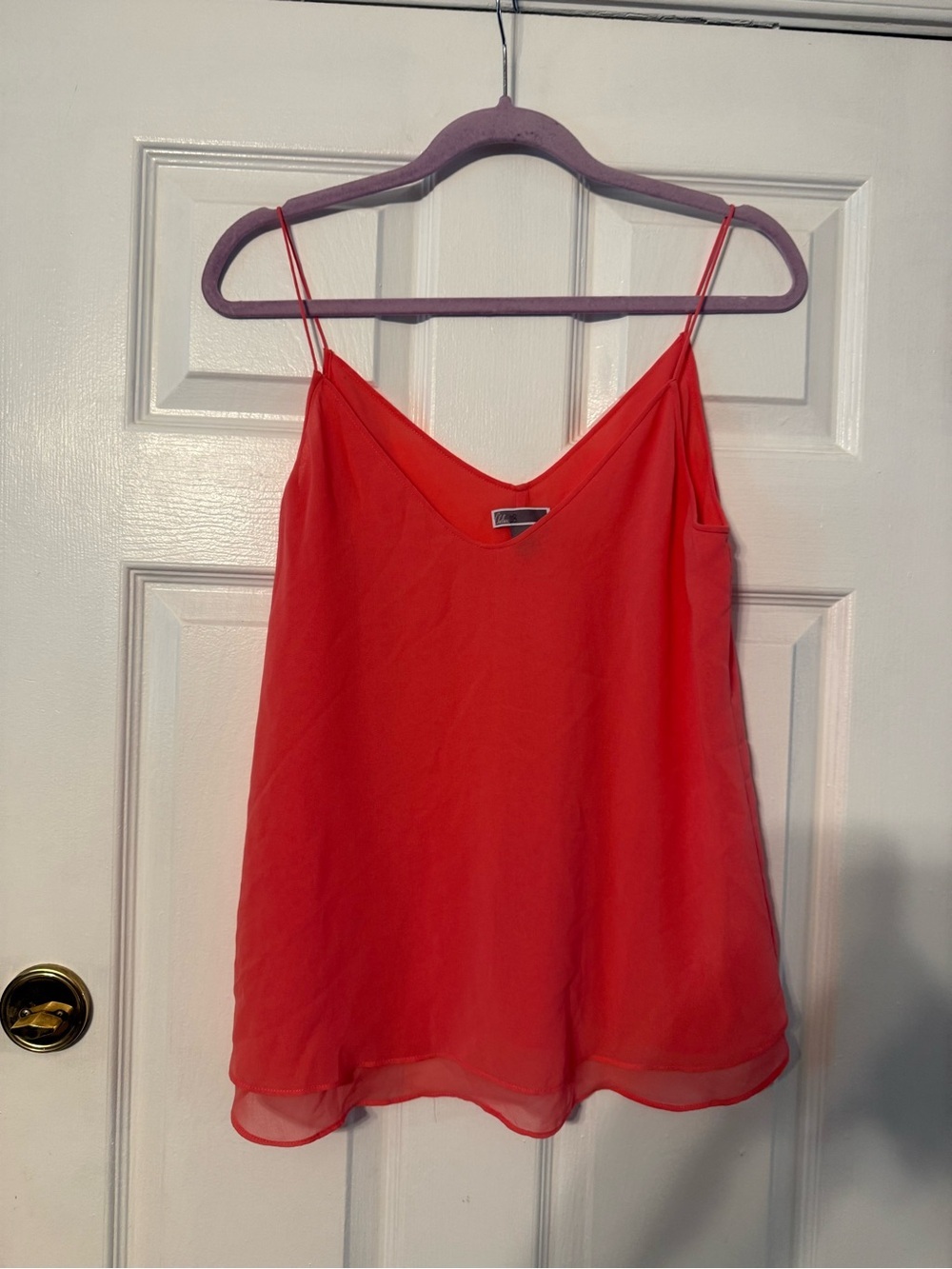 Chelsea28 Coral V-Neck Spaghetti Strap Camisole